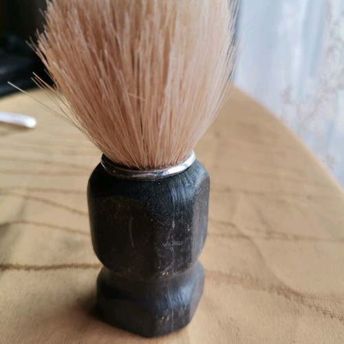 Vintage small barber set like new with Ski clipper, safety razor and brush