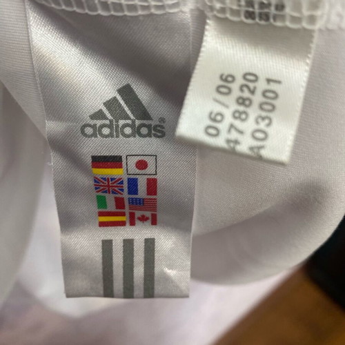 Adidas Climalite sports shirt used, white, size L