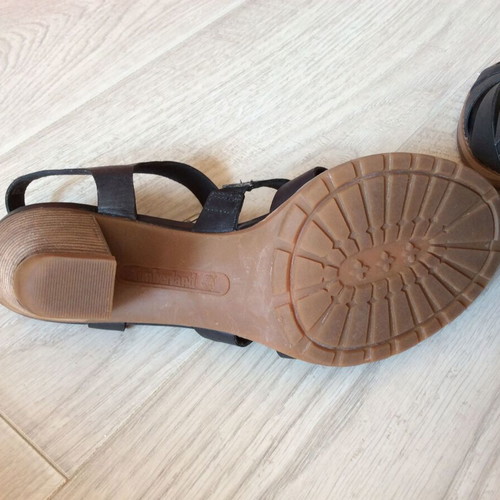 Timberland Tallulah May Cross Band Sandals used, size 40, black