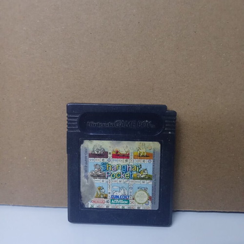 Shanghai Pocket Nintendo Game Boy cartridge, classic puzzle game