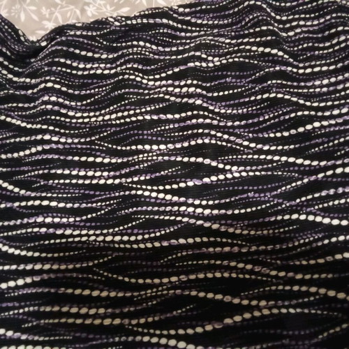 Miss Denim dress like new with neck tie, S-M, black-white