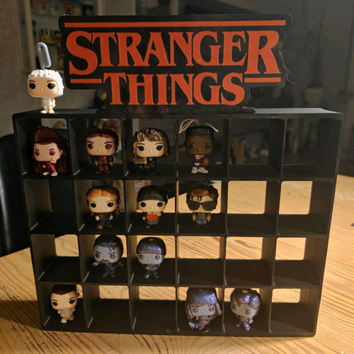 Stranger Things Display Stand 24 slots new, Kinder Joy collection shelf