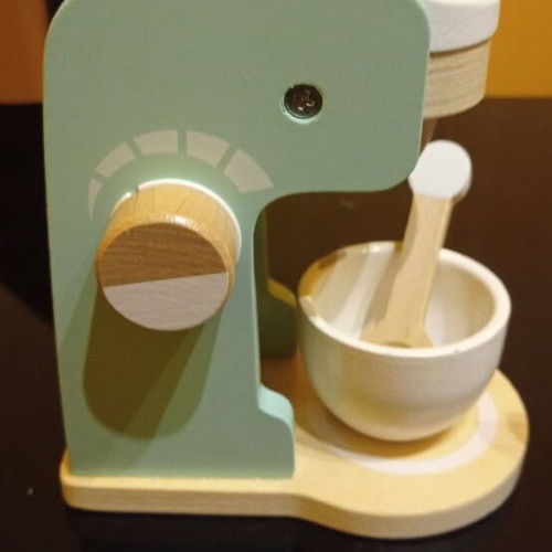 Wooden coffee maker set used
