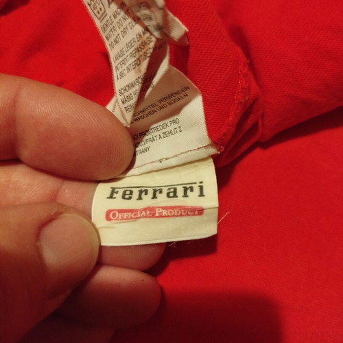 Puma Ferrari short-sleeve shirt used, Large, Michael Schumacher era