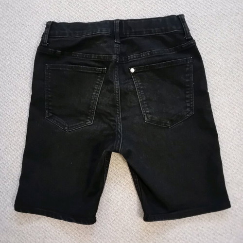 Children's black denim bermuda H&M like new, 146 cm, age 10
