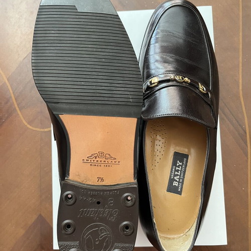 Bally shoes new, brown, made in Switzerland, size 41.5