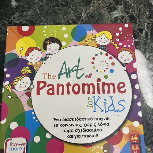 The Art of Pantomime for Kids board game used