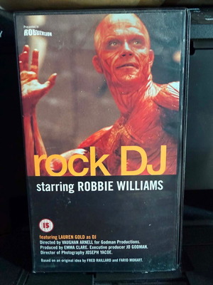 Robbie Williams Rock DJ VHS single