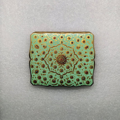 Vintage retro Stratton powder compact 50s/60s like new with mirror and baroque design