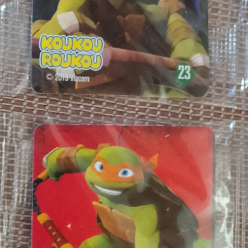 Koukou Roukou TMNT 2013 collectible stickers sealed