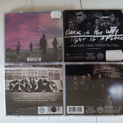 Adelitas Way, Anberlin and The Datsuns CDs like new, 4 albums