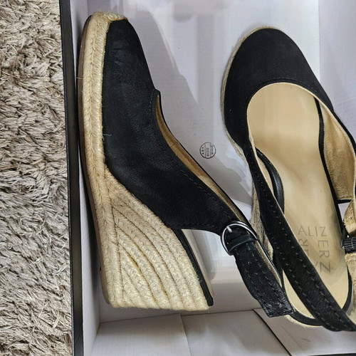 Naturalizer women's black espadrilles like new, size 37
