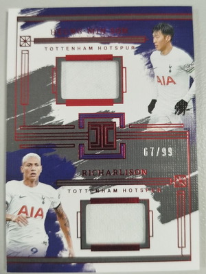 Heung-Min Son/Richarlison 2023-24 Panini Impeccable EPL Dual Materials σαν καινούργιο