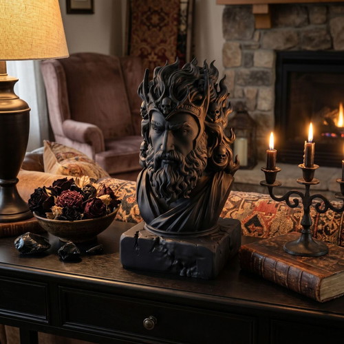 Hades decorative sculpture new, 12cm by 22cm height