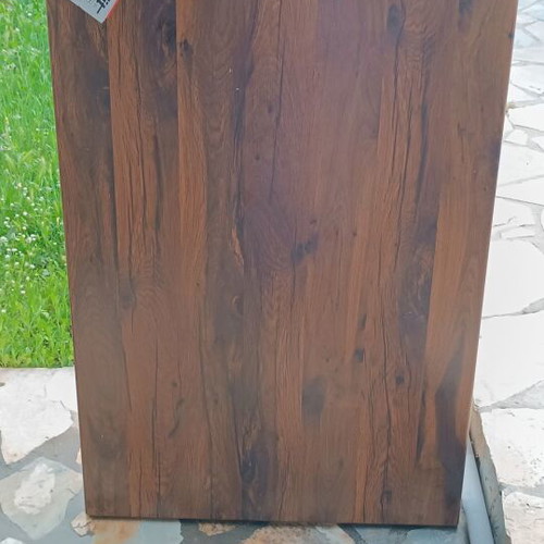 Werzalit table surface oak color, new, size 0.70x1.10 m