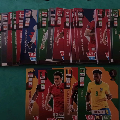 Panini Quatar 2022 48 core cards used for album