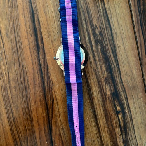 Fashion watch pink blue refurbished