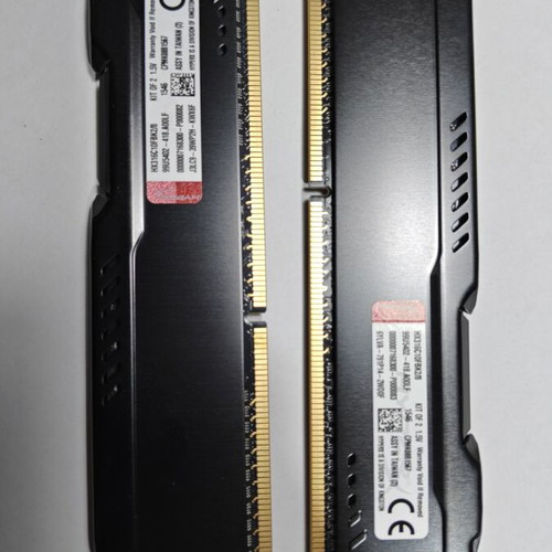Kingston HyperX Fury 8GB DDR3 Kit 1600MHz CL10 Black used