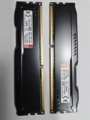 Kingston HyperX Fury 8GB DDR3 Kit 1600MHz CL10 μαύρο μεταχειρισμένο