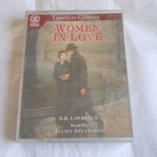 Women In Love D H Lawrence double audio tape audiobook used