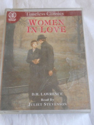 Women In Love D H Lawrence double audio tape audiobook used