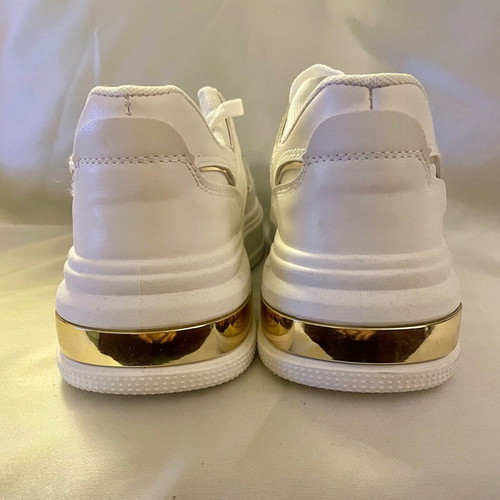 Athletic shoes white with gold size 39 new