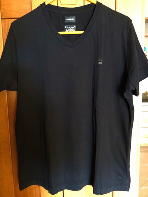Diesel T-shirt μεταχειρισμένο, μέγεθος large, μαύρο