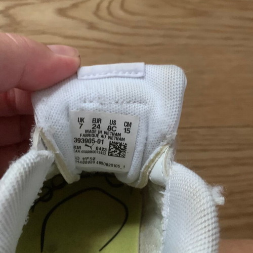 Puma kids shoes size 24 used, sporty, white and pink