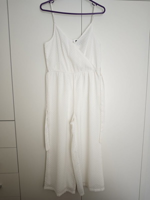 Object white one-piece jumpsuit like new, size S