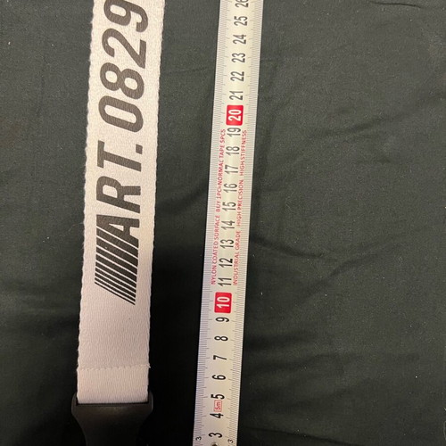 Bershka white adjustable belt like new