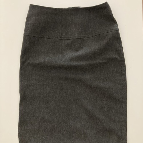Thesis pencil skirt like new, high waist, dark gray, elastic fit S-M