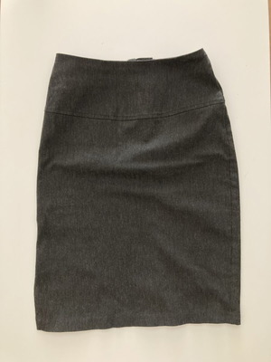 Thesis pencil skirt like new, high waist, dark gray, elastic fit S-M