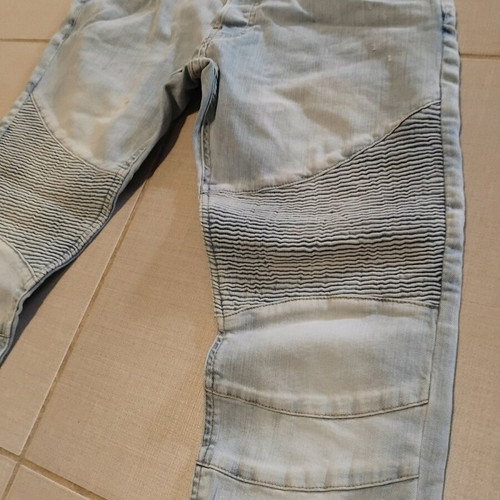 H&M jeans elastic, like new, turquoise