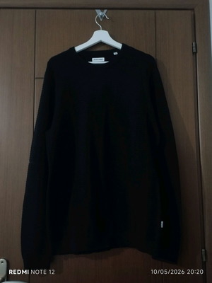 Jack & Jones Jotto ανδρικό πλεκτό πουλόβερ σε μαύρο, μέγεθος L
