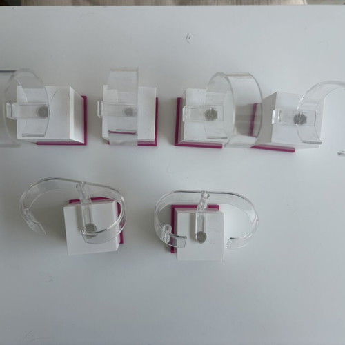 Watch and bracelet display stands used, set of 6