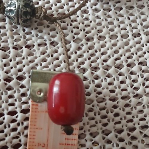 Old bakelite komboloi, 30 cm, 35 grams, 22 beads