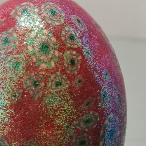 Decorative eggs used, pack of 4 pieces