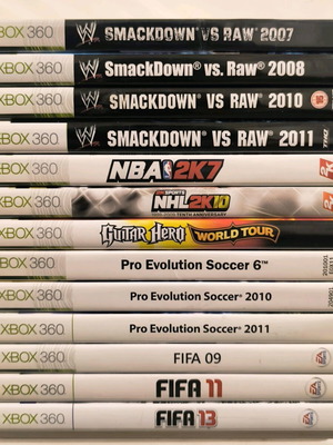 Xbox 360 pack of 13 like new from personal collection