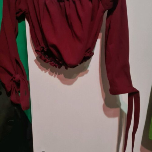 New Look top new, red, one size with sleeve ties