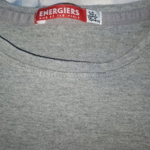 Energiers blouse 14 years with sequins gray like new