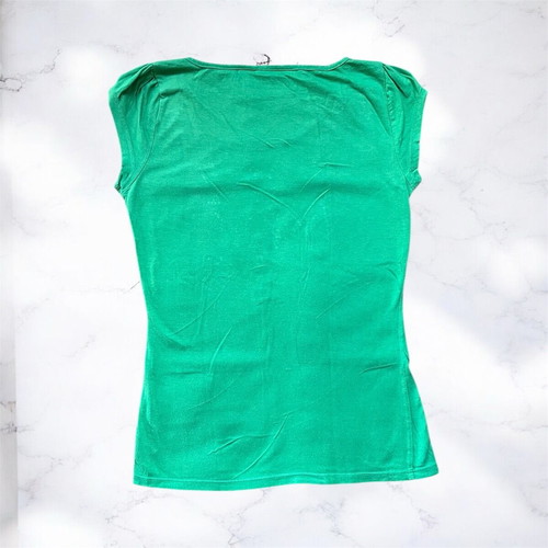 DKNY women's sleeveless top green like new, size XS