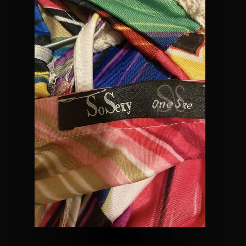 Summer dress like new, multicolored, one size