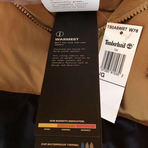 Timberland Synthetic Insulated Puffer Jacket new men's winter