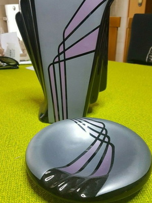 Μίνερβα ανθοδοχείο και σταχτοδοχείο 80s μεταχειρισμένα