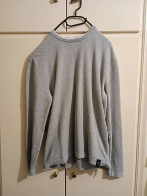 Pull & Bear gray sweater like new, size M, cotton