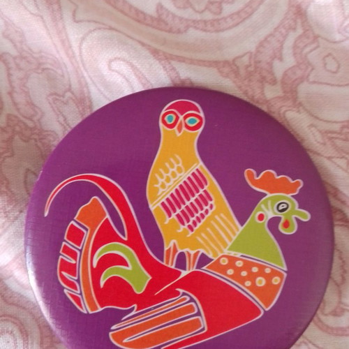 Collectible Acropolis badge used, purple shade