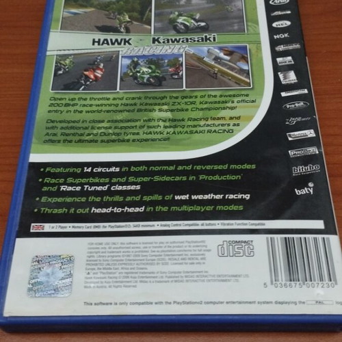 Hawk Kawasaki Racing PS2 game