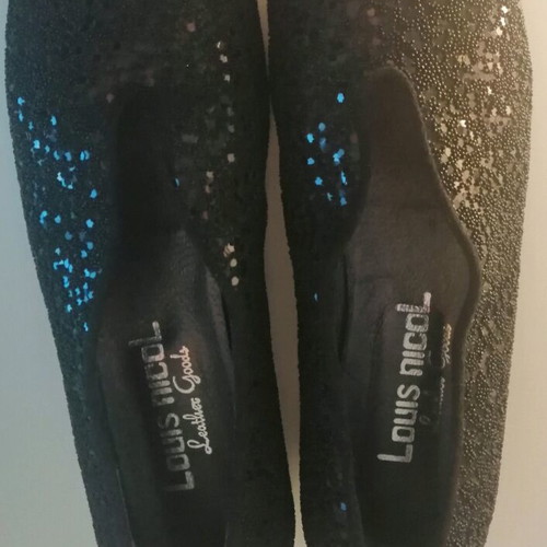 Louis Nicol women's black low heel shoes used, size 37