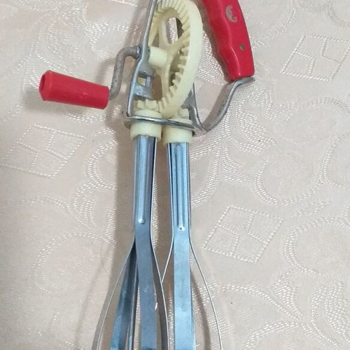 Hand mixer old used, 60s-70s, Made in Italy