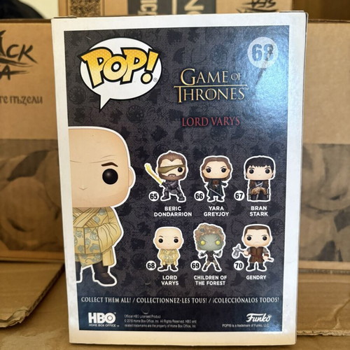 Funko POP Lord Varys Game of Thrones vinyl figure like new